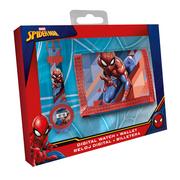 Zegarki dla dzieci - KIDS EUROSWAN Zegarek cyfrowy Spiderman z portfelikiem MV15541 - miniaturka - grafika 1