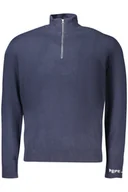 Koszulki męskie - Niebieski sweter męski Pepe Jeans - miniaturka - grafika 1