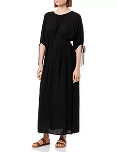 VERO MODA Sukienka damska VMMENNY 2/4 Calf Dress WVN GA, czarny, S - Sukienki - miniaturka - grafika 1