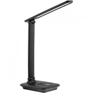 Lampy stojące - Maclean Lampka biurkowa LED 9W MCE614B Czarna - miniaturka - grafika 1