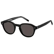 Okulary przeciwsłoneczne - Tommy Hilfiger TH 1970/S Okulary Słoneczne 807 BLACK 49/22/150 Mężczyzna - miniaturka - grafika 1