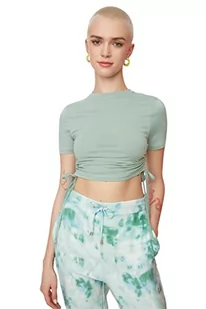 Trendyol Bluza damska, miętowa, żółta, XS - Bluzy damskie - miniaturka - grafika 1
