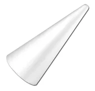 Prace ręczne dla dzieci - Stożek styropianowy choinka Loveart 15cm do ozdabiania Decoupage - miniaturka - grafika 1