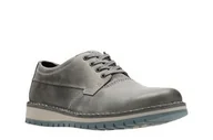 Półbuty męskie - Varby Stride [dark grey leather] - rozmiar 44.5 - miniaturka - grafika 1