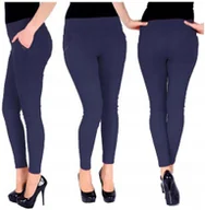 Spodnie damskie - Spodnie Dresowe Damskie Modelujące Modne Casual Bawełniane 34 Xs - miniaturka - grafika 1