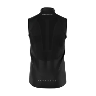 COMPRESSPORT Kamizelka biegowa męska HURRICANE WINDPROOF VEST black - Bluzy sportowe męskie - miniaturka - grafika 2