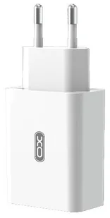 XO Ładowarka sieciowa L36 plus kabel typ-C biała 1USB QC3.0 - Ładowarki do telefonów - miniaturka - grafika 1