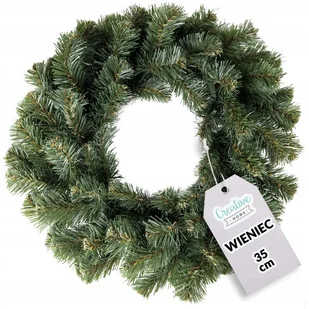 Wieniec Wianek Stroik Świąteczny Na Drzwi Stół - Ozdoby bożonarodzeniowe - miniaturka - grafika 1