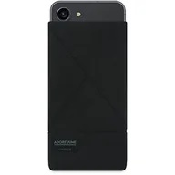 Etui i futerały do telefonów - Adore June Etui Triangle kompatybilne z Galaxy S24 / Galaxy S23 / Galaxy S22, eleganckie etui na telefon komórkowy z wytrzymałego materiału tekstylnego z efektem czyszczenia wyświetlacza, czarne - miniaturka - grafika 1