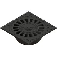 Inne akcesoria dekarskie - Odpływ punktowy wpust żeliwny podłogowy 250x250 mm Standartpark - miniaturka - grafika 1