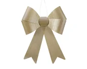 Dekoracje domu - Zawieszka Ozdoba Na Choinkę Kokarda Złoty Duża - miniaturka - grafika 1