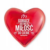 Sporty zimowe - akcesoria - PODGRZEWACZ DO RĄK GORĄCE SERCE PREZENT WALENTYNKI - miniaturka - grafika 1