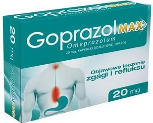 S-Lab S-LAB Goprazol Max 20mg 14 kapsułek 3159442 - Układ pokarmowy - miniaturka - grafika 1