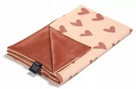 Koce i narzuty dla dzieci - Velvet Collection Light Średniaka M Heartbeat Pink La Millou - miniaturka - grafika 1