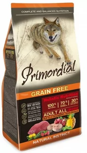 Primordial Dog Grain Free Adult Buffalo & Mackerel 12kg - Sucha karma dla psów - miniaturka - grafika 1
