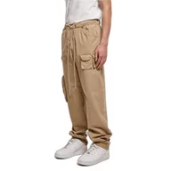 Spodnie męskie - Urban Classics Asymetric Pants Spodnie Męskie, Unionbeżowy, 40 - miniaturka - grafika 1