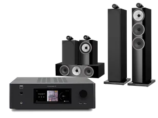 Kino domowe NAD T778 (czarny) + 703 S3 + 705 S3 + HTM71 S3 (czarny) - Kino domowe - miniaturka - grafika 1