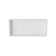 Akcesoria łazienkowe - Balneo półka wnękowa WALL-BOX ONE WHITE 450x200x100 - miniaturka - grafika 1