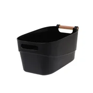 Pudła i pojemniki do przechowywania - Koszyk Tonga 9 l czarny - miniaturka - grafika 1