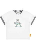 Kaftaniki dla niemowląt - Steiff Koszulka w kolorze białym - miniaturka - grafika 1