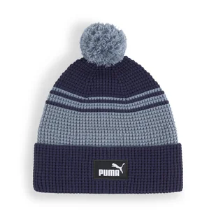 Czapka zimowa PUMA ESS MID CROWN POM BEANIE 02655001 – Granatowy - Czapki damskie - miniaturka - grafika 1