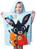 Okrycia kąpielowe dla dzieci - KRÓLIK BING SULA FLOP ponczo poncho ręcznik 50X115 - miniaturka - grafika 1