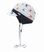 Czapki damskie - Czapka z daszkiem chłopięca, wiązana, biała, kraby, Döll - miniaturka - grafika 1