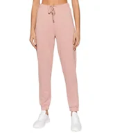Spodnie damskie - Spodnie damskie Vero Moda dresowe ocieplane różowy -M - miniaturka - grafika 1