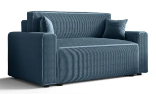 Niebieska sofa rozkładana z pojemnikiem na pościel D6-Z73 - Sofy i kanapy - miniaturka - grafika 1