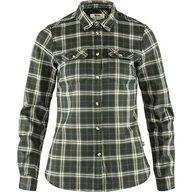 Koszule damskie - Fjallraven Fjällglim Stretch Shirt Ls W koszula damska zielony Deep Forest S 89901 - miniaturka - grafika 1
