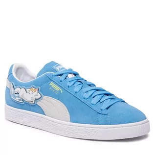 Półbuty męskie - Sneakersy Puma Suede Blue RIPNDIP Regal 393537 01 Regal Blue-Puma White - grafika 1