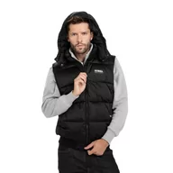 Odzież taktyczna i umundurowanie - Kamizelka z kapturem Pit Bull Walpen 23 - Czarna - miniaturka - grafika 1