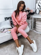 Dresy damskie - Komplet damski dresowy ARIELLA PREMIUM różowy Dstreet AY0733-XL - miniaturka - grafika 1