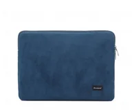 Torby na laptopy - Bombata Velvet Sleeve 15-16" granatowy E00872-11 - miniaturka - grafika 1