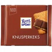 Czekolada - Ritter Sport Czekolada mleczna z herbatnikiem - miniaturka - grafika 1