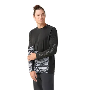 Bluza rowerowa męska Smartwool Mountain Bike LS Jersey - Bluzy na rower - miniaturka - grafika 1