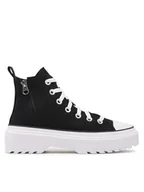 Trampki damskie - Converse Trampki Chuck Taylor All Star Lugged Lift Hi A03011C Czarny - miniaturka - grafika 1