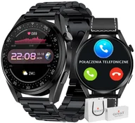 Smartwatch - Giewont Vertex SmartCall GW450-2 Carbon/Carbon Leather - miniaturka - grafika 1