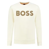 Bluzy męskie - BOSS Męska bluza Webasiccrew, Light Beige277, M - miniaturka - grafika 1