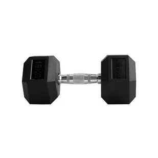 Thorn FIT HANTLA HEXAGONALNA HEX RUBBER 15KG FIT TH-0012 - Hantle i ciężarki - miniaturka - grafika 1