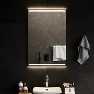 Lustra - vidaXL Lustro łazienkowe z LED, 60x90 cm - miniaturka - grafika 1