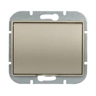 Gniazdka elektryczne - Abex Gniazdo bryzgoszczelne z/u SCHUKO ONYX - satyna - miniaturka - grafika 1
