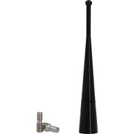 Anteny samochodowe - CARTREND 10505 pręt antenowy aluminiowy z adapterem gwintowanym do wszystkich powszechnie stosowanych istniejących cokołów przyłącza dachowego 10 cm, czarny - miniaturka - grafika 1