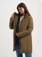 Kurtki i kamizelki sportowe damskie - TRAVELIN' Kurtka przeciwdeszczowa 3w1 w kolorze czarno-oliwkowym - miniaturka - grafika 1