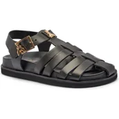 Buty dla dziewczynek - Patrizia Pepe Skórzane sandały - miniaturka - grafika 1