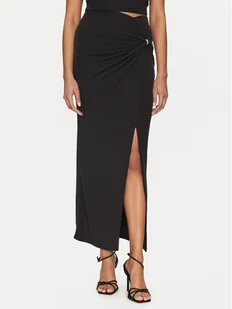 Guess Spódnica midi W5GD0E KAQL2 Czarny Regular Fit - Spódnice - miniaturka - grafika 1