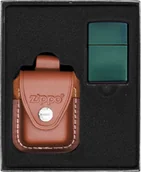 Trafika - Zestaw Zippo Zapalniczka Iridescent Logo Prezentowy No4 - miniaturka - grafika 1