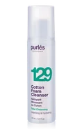 Pianki do mycia twarzy - Purles 129 Cotton Foam Cleanser Pianka Myjąca z Wyciągiem z Bawełny 125ml - miniaturka - grafika 1