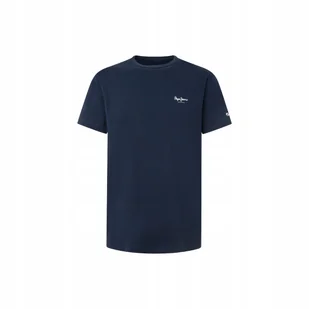 PEPE JEANS KOSZULKA MĘSKA T-SHIRT ORIGINAL BASIC 3 N GRANATOWA r.M - Koszulki męskie - miniaturka - grafika 1