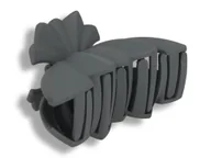 Ozdoby do włosów - Klamra spinka do włosów szara muszla - miniaturka - grafika 1